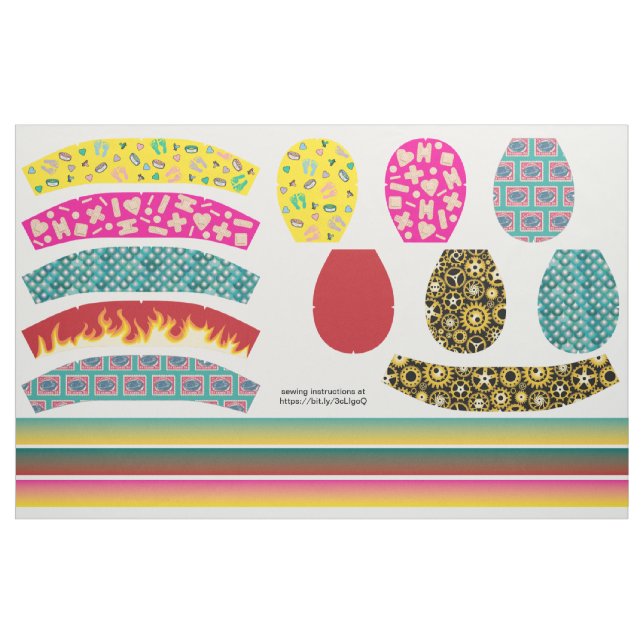 Tissu Découpez votre propre kit de Casquette réversible (Yard)
