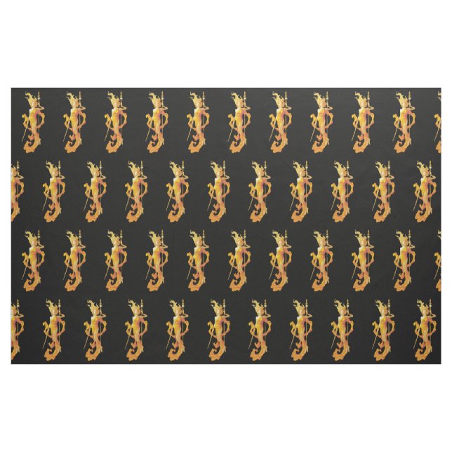 Tissu Déesse guerrière d'or Thunder_Cove (Fat Quarter)