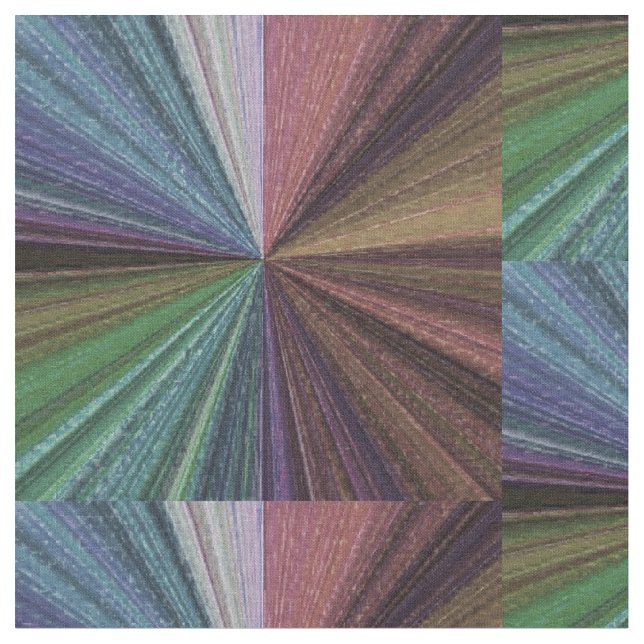 Tissu Dégradé circulaire Terre arc-en-ciel (Fermer)