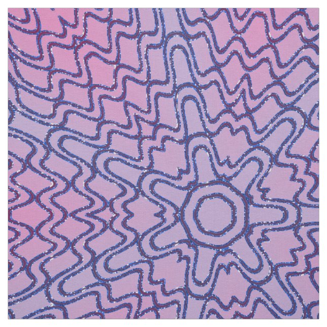Tissu Dégradé violet Abstrait (Échantillon)