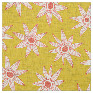 Tissu demi-orange jaune