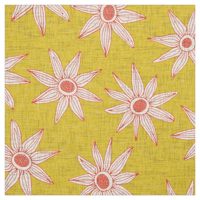 Tissu demi-orange jaune (Échantillon)