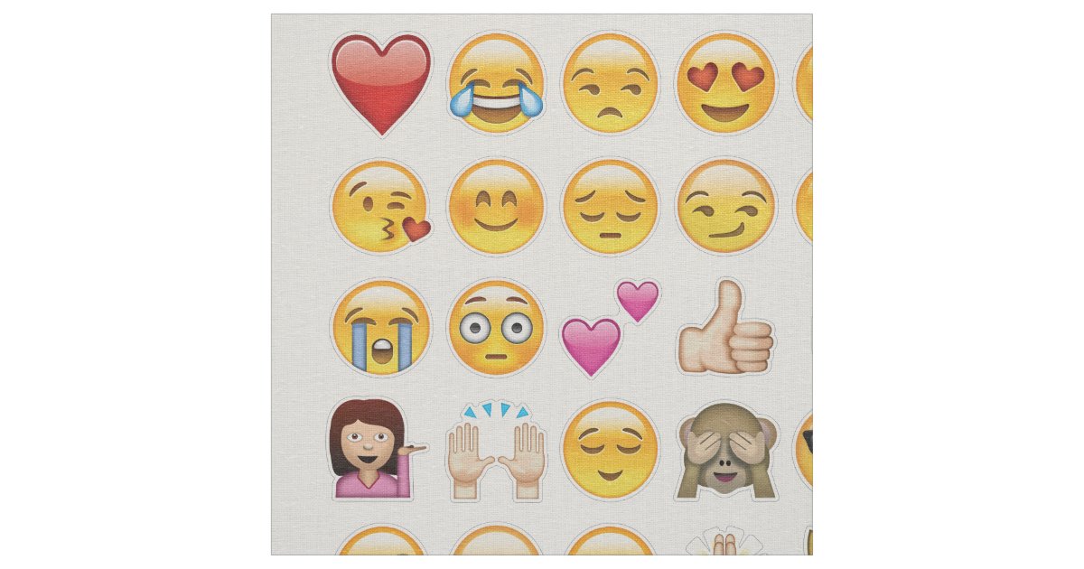 tissu d'emoji | Zazzle.fr
