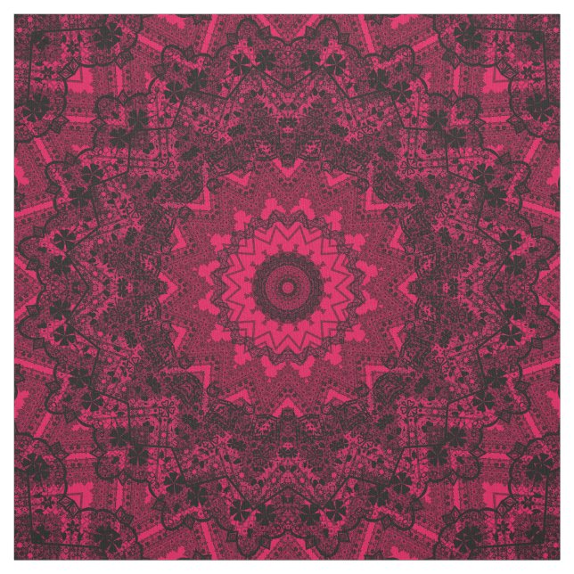 Tissu Dentelle noire (Échantillon)