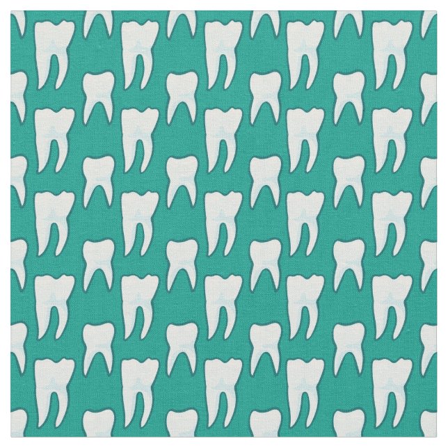 Tissu Dentiste Dents Orthodontiste Motif (Fermer)