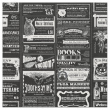 déplaisant journal halloween noir