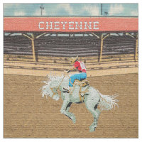 Tissu d'équitation de Bronc de selle de cowboy de