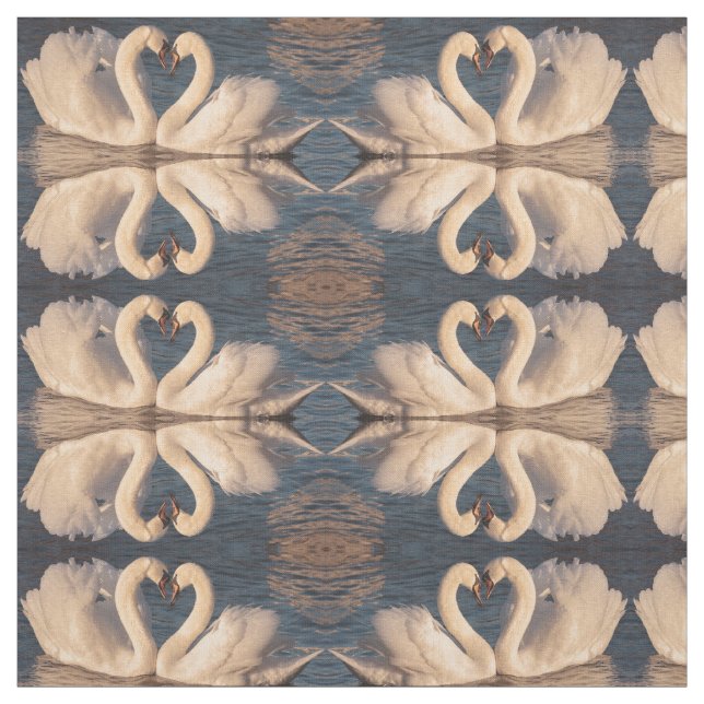 Tissu des cygnes (Échantillon)