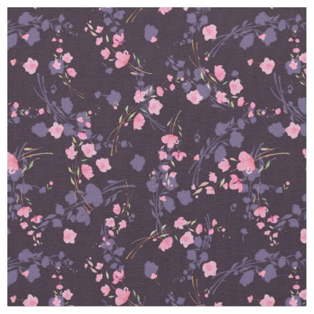 Tissu Des fleurs de sakura roses douces sur un arrière - (Fermer)