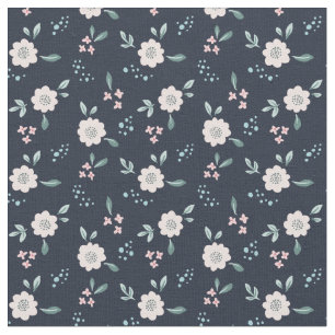 Tissu Des fleurs roses mignonnes sur un arrière - plan