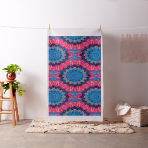 Tissu Des Mandalas Fleurs.....