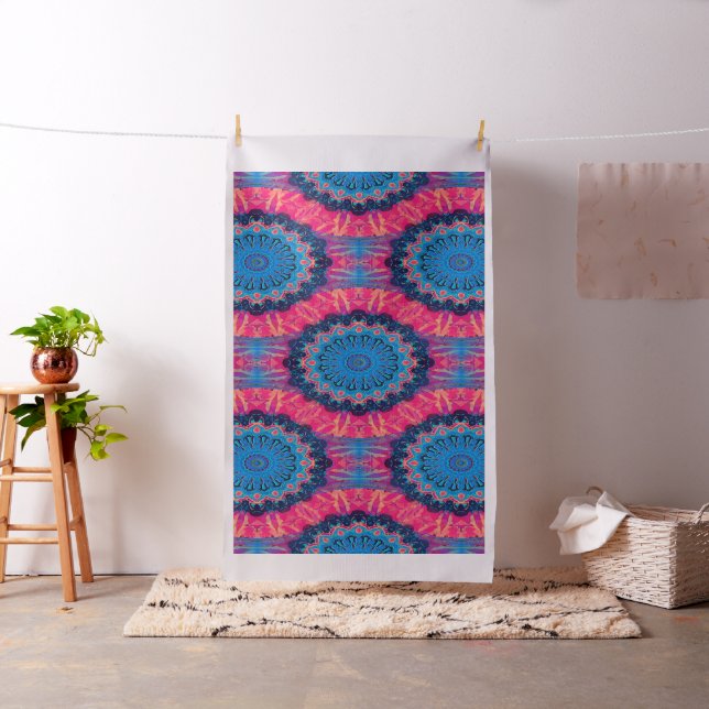 Tissu Des Mandalas Fleurs..... (In Situ)