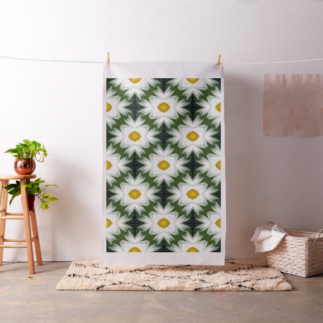 Tissu Des marguerites de mon coeur... (In Situ)