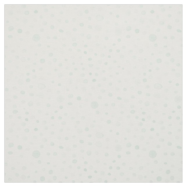 Tissu des points d'aquarelle Confetti de menthe (Échantillon)