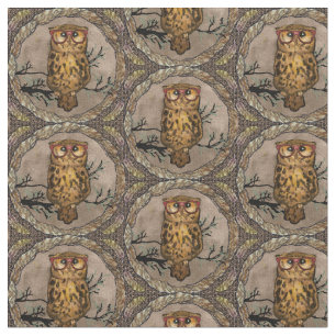 Tissu des yeux de hibou