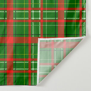 Tissu Design de Motif de Noël Tartan vert