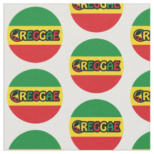 Tissu Design de reggae avec couleurs de drapeau reggae