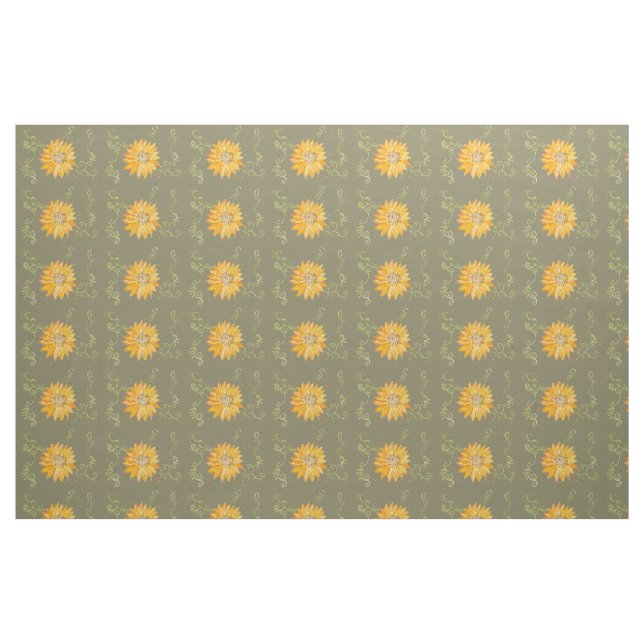 Tissu Design de tournesol (Fat Quarter)