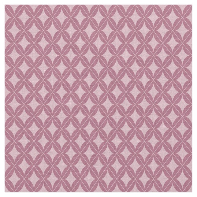 Tissu Design en forme de diamant rose (Fermer)