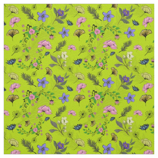Tissu Design Floral à nouveau (Échantillon)