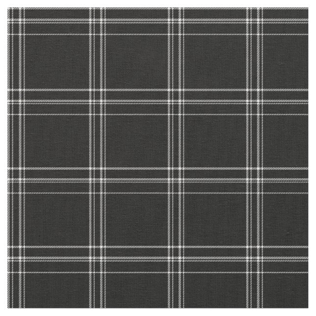 Tissu Design moderne look moderne noir et blanc (Fermer)