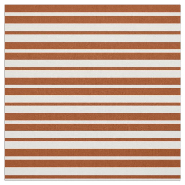 Tissu Design Motif Brown en rayures blanches (Échantillon)