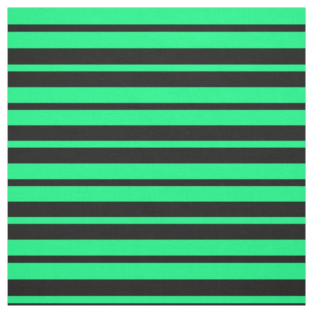 Tissu Design Motif Green Black Stripes (Échantillon)