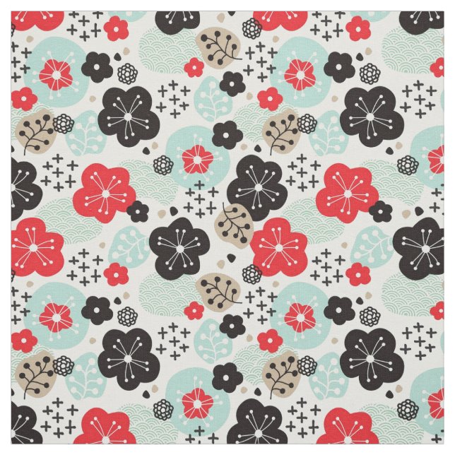 Tissu Design motif japonais (Échantillon)