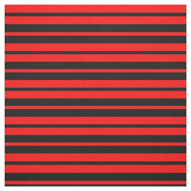 Tissu Design Motif Red Black Stripes (Échantillon)