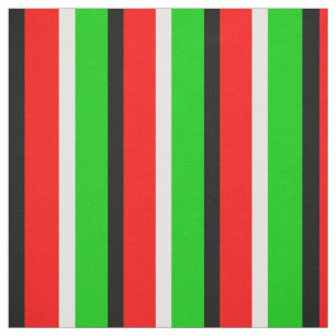 Tissu Design Motif Red Green Stripes