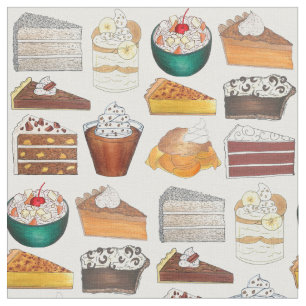 Tissu Desserts alimentaires du Sud Gâteau d'Ambrosia