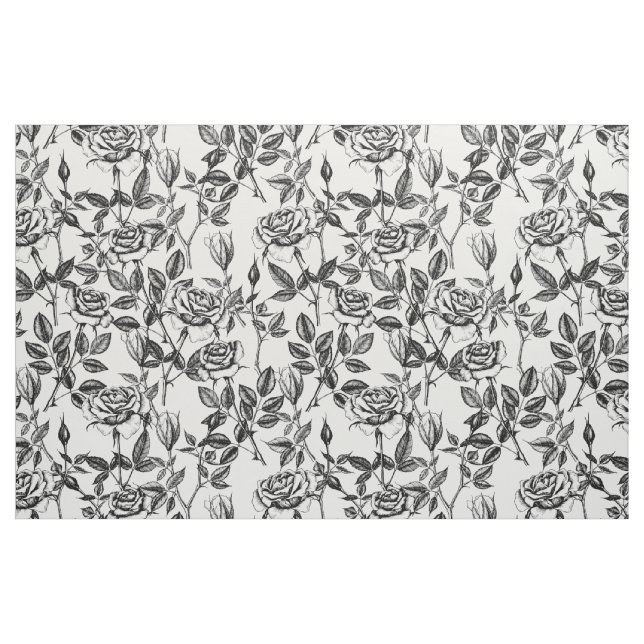 Tissu dessin rose (Fat Quarter)