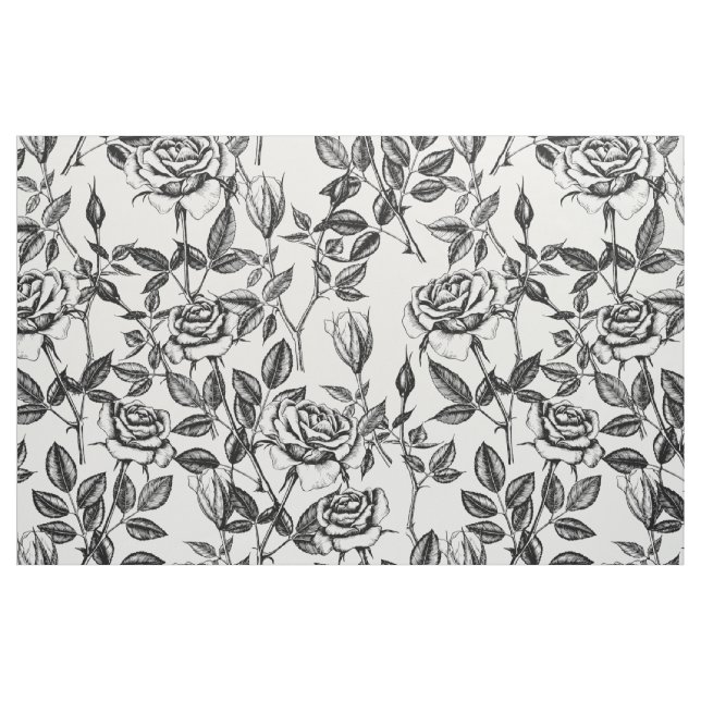 Tissu dessin rose (Fat Quarter)