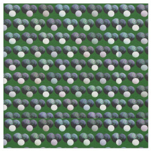 Tissu Deux Boules De Pelouse Noire Avec Jack Sur Green,