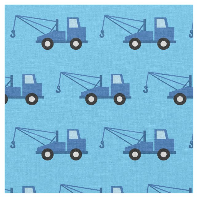 Tissu Deux Camions Garçons Enfants (Fermer)