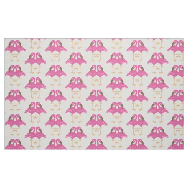 Tissu Deux flamands dansants (Fat Quarter)