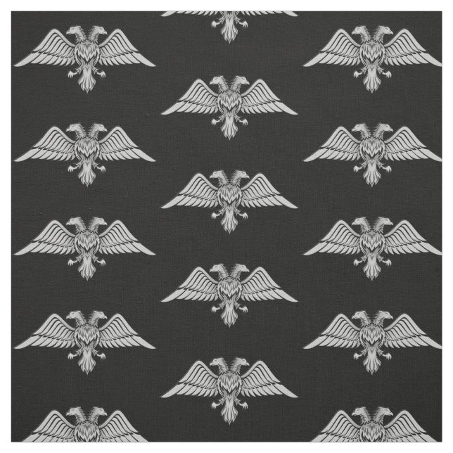 Tissu Deux Motif d'aigle à tête (Échantillon)
