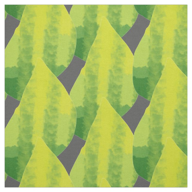 Tissu Devenez écolo éco-feuille de la nature (Échantillon)
