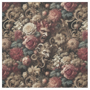 Tissu Dévilerie décadente - Carrelage classique gothique