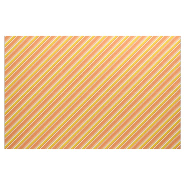 Tissu Diagonale Orange (Yard)