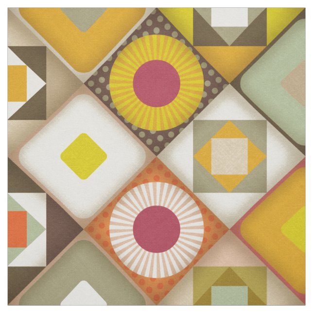 Tissu diagonale rétro parava (Échantillon)