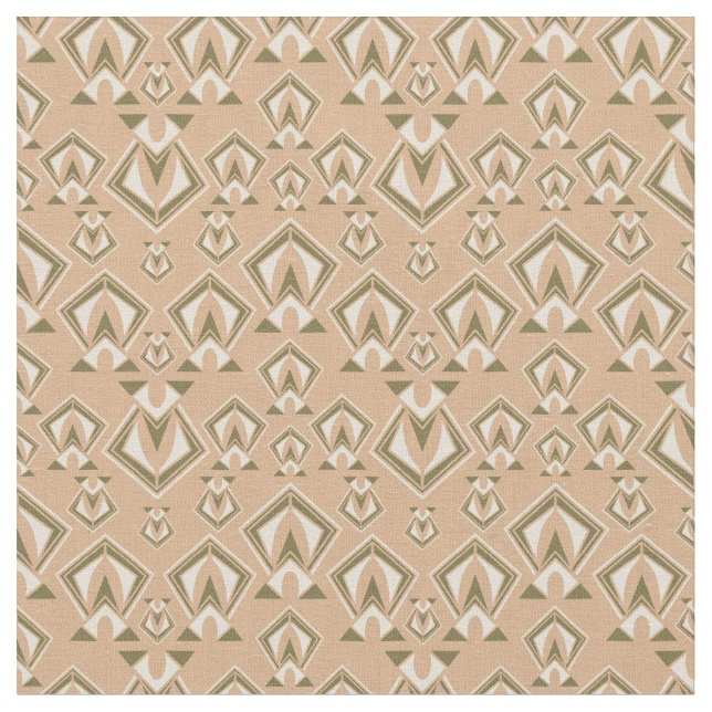 Tissu Diamant moderne du milieu du siècle rétro (Fermer)