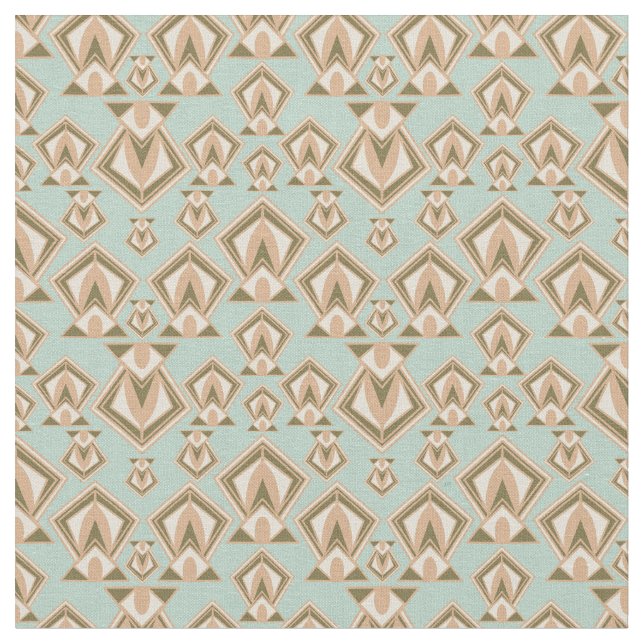 Tissu Diamant moderne du milieu du siècle rétro (Fermer)