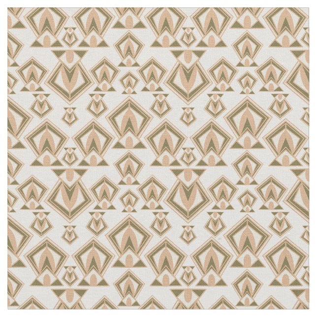 Tissu Diamant moderne du milieu du siècle rétro (Fermer)