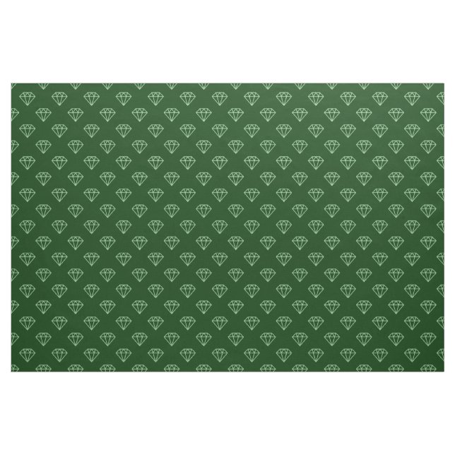 Tissu Diamant - Vert fondu sur Vert foncé 003300 (Yard)