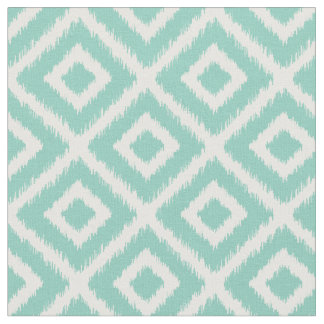 Tissu Diamants Aqua Ikat
