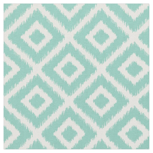 Tissu Diamants Aqua Ikat (Fermer)