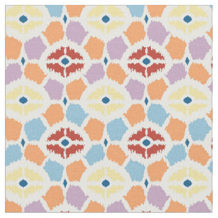 Tissu Diamants colorés ikat géométrique