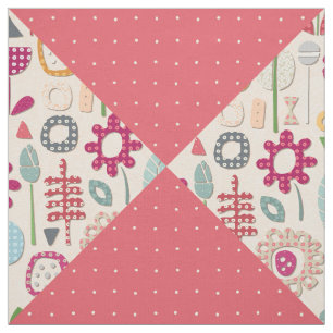 Tissu diamants coralliens coupés en papier