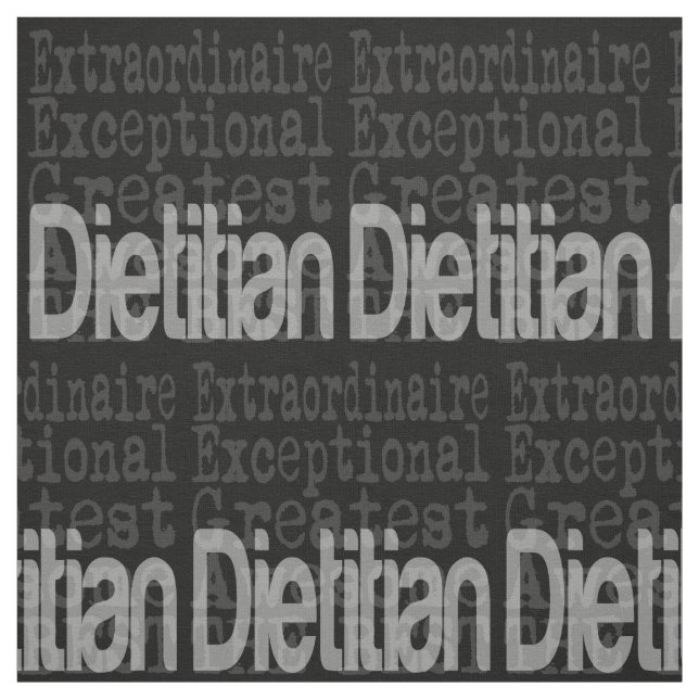 Tissu Dietitian Extraordinaire (Échantillon)